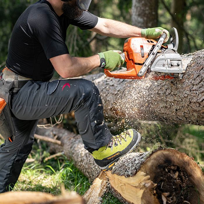 Zamberlan Logger Pro GTX Acid Green Chainsaw Boots | Chainsaw Boots UK